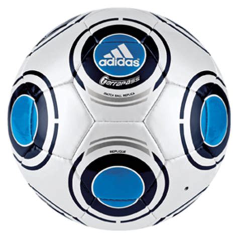 adidas TerraPass Replique Soccer Ball, Metallic White/Pool/Dark 